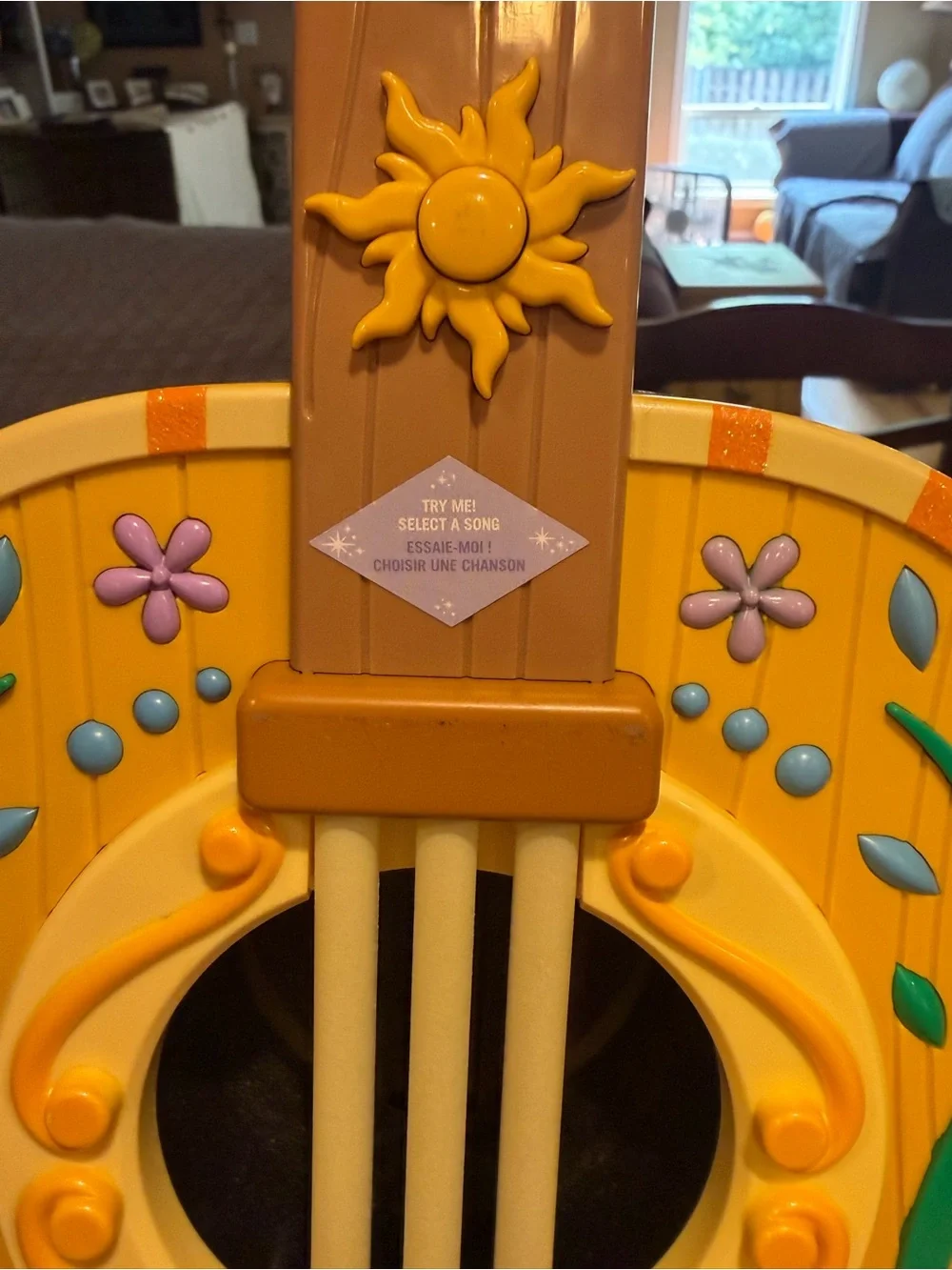 Rapunzel Colorful Musical Magical Electronic Guitar 22 inches long